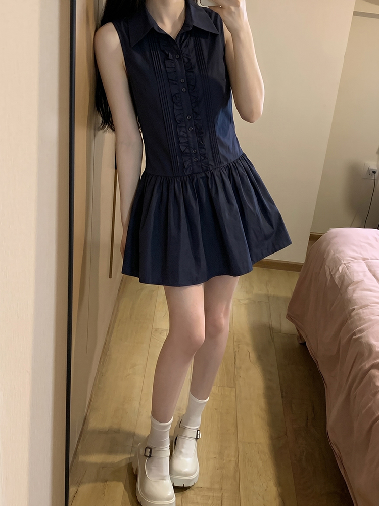 เดรสเชิ้ตสไตล์เกาหลีทรงเอไลน์  - Korean Style A Line Shirt Dress บทวิจารณ์และราคา