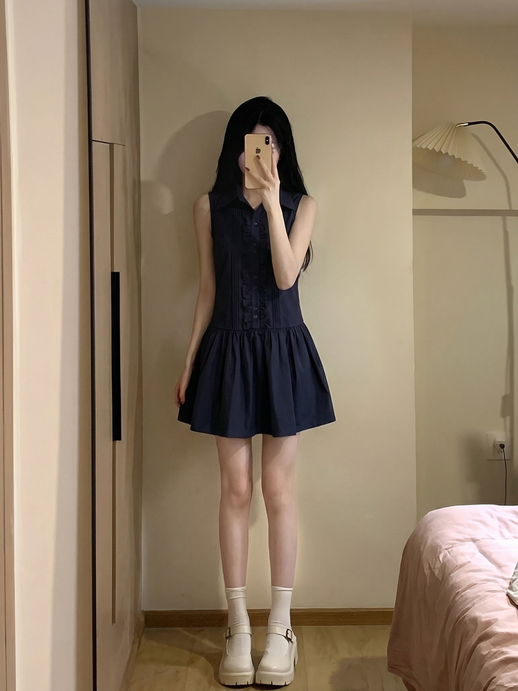 เดรสเชิ้ตสไตล์เกาหลีทรงเอไลน์  - Korean Style A Line Shirt Dress บทวิจารณ์และราคา