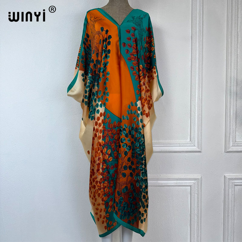 WINYI 2023 ชุดเดรสยาวคอวีสไตล์ - Boho Summer Beach Maxi Dress บทวิจารณ์และราคา