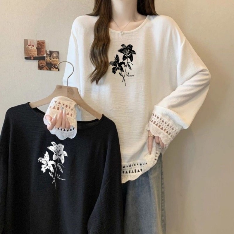 เสื้อผู้หญิงไซส์ใหญ่ลายดอกไม้  - Blouses บทวิจารณ์และราคา