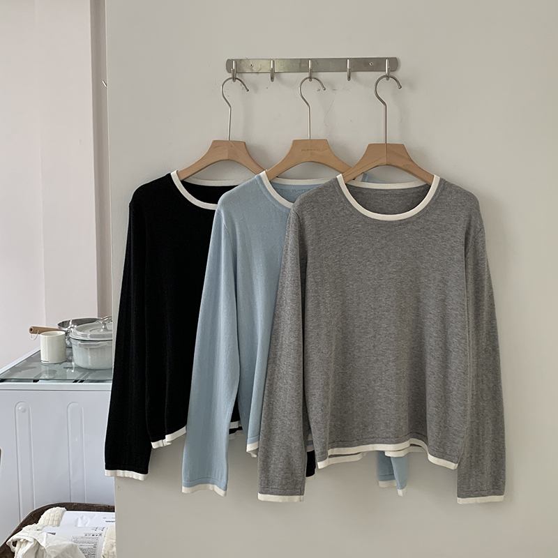 เสื้อผู้หญิงคอโอ แขนยาว ผ้าฝ้า - Blouses บทวิจารณ์และราคา