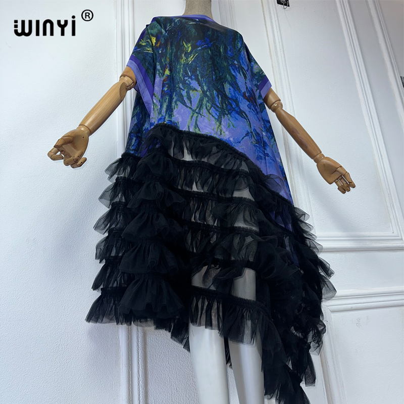 WINYI Africa Clothing ชุดเดรสย - Boho Summer Beach Maxi Dress บทวิจารณ์และราคา