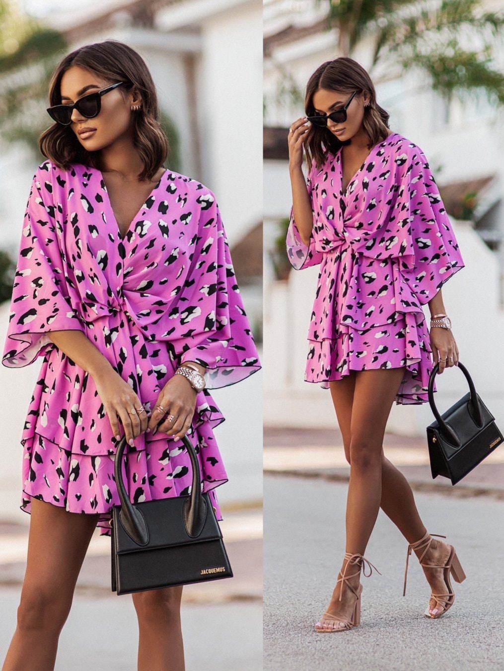 2024 ฤดูร้อนใหม่ผู้หญิงกระโปรง - French Vintage Floral Midi Dress บทวิจารณ์และราคา