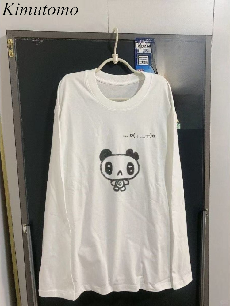 คิมูโตโมเสื้อยืดผู้หญิงการ์ตูน - Blouses บทวิจารณ์และราคา