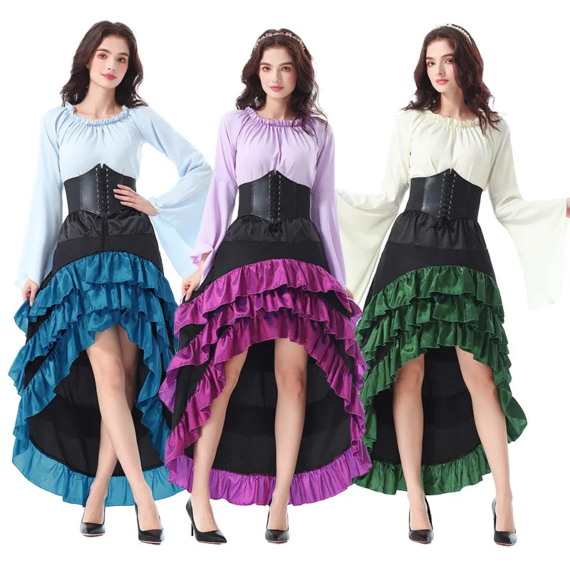 ชุดเดรสยาวสไตล์วรรณกรรมฮาโลวีน - Skirts บทวิจารณ์และราคา