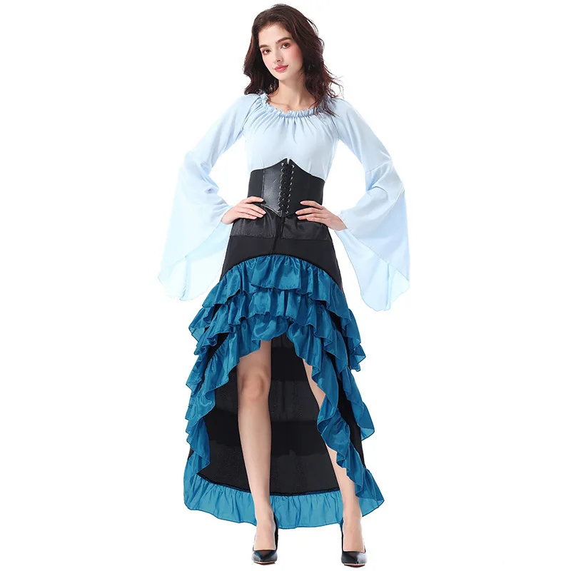 ชุดเดรสยาวสไตล์วรรณกรรมฮาโลวีน - Skirts บทวิจารณ์และราคา